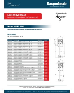 Lagerabverkauf Dorma Muto M 60