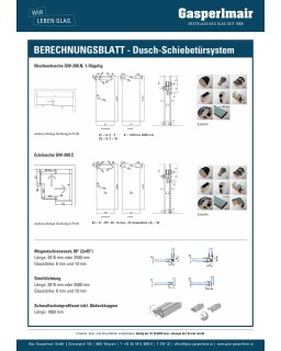 Aktion Dusch-Schiebetürsystem 09/2024