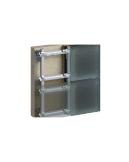 FZP 15x15,5 M8/16 G-Z (6KT) Anker, Verbundglas