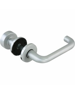 Drücker/Knopf Garnitur, mit Rosetten, mit Funkt., F150