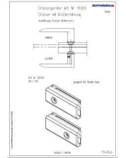 STUDIO Gala 2.0 Drückergarnitur, F157