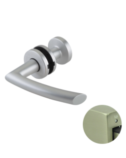 Arcos Wechselgarnitur, Drücker/Knopf, mit Rosetten, F157