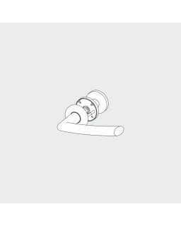 Arcos Wechselgarnitur, Drücker/Knopf, mit Rosetten, F157