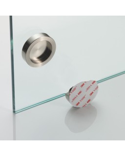 Griffmuschel selbstklebend Ø 50 mm, NS-ähnlich Niro matt